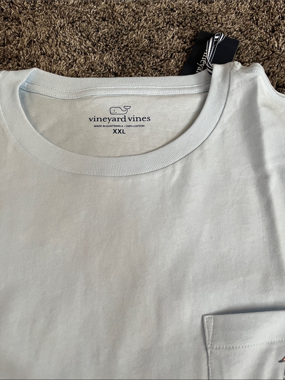 Vineyard Vines light blue Tee with Sailboat Sunset Graphic! New. XXL! - Picture 8 of 8